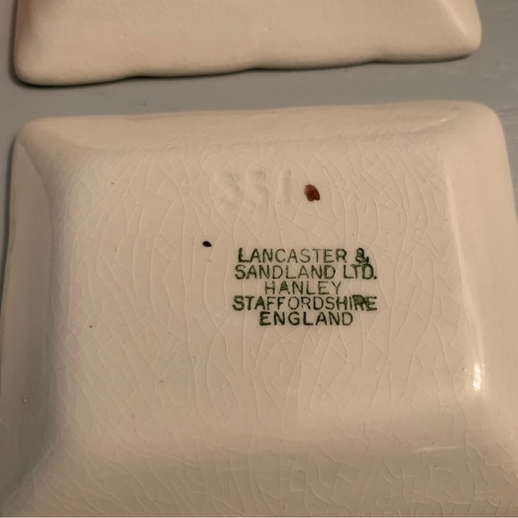 Mid century Lancaster & Sandland ware ceramic trinket dish set - Picture 6 of 12